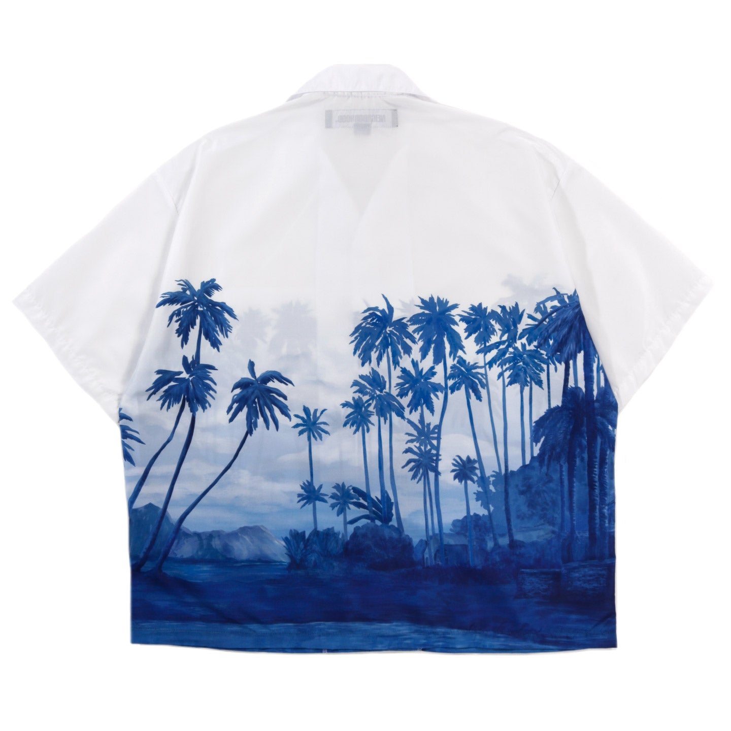 NEIGHBORHOOD PALM TREE HAWAIIAN SHIRT BLUE