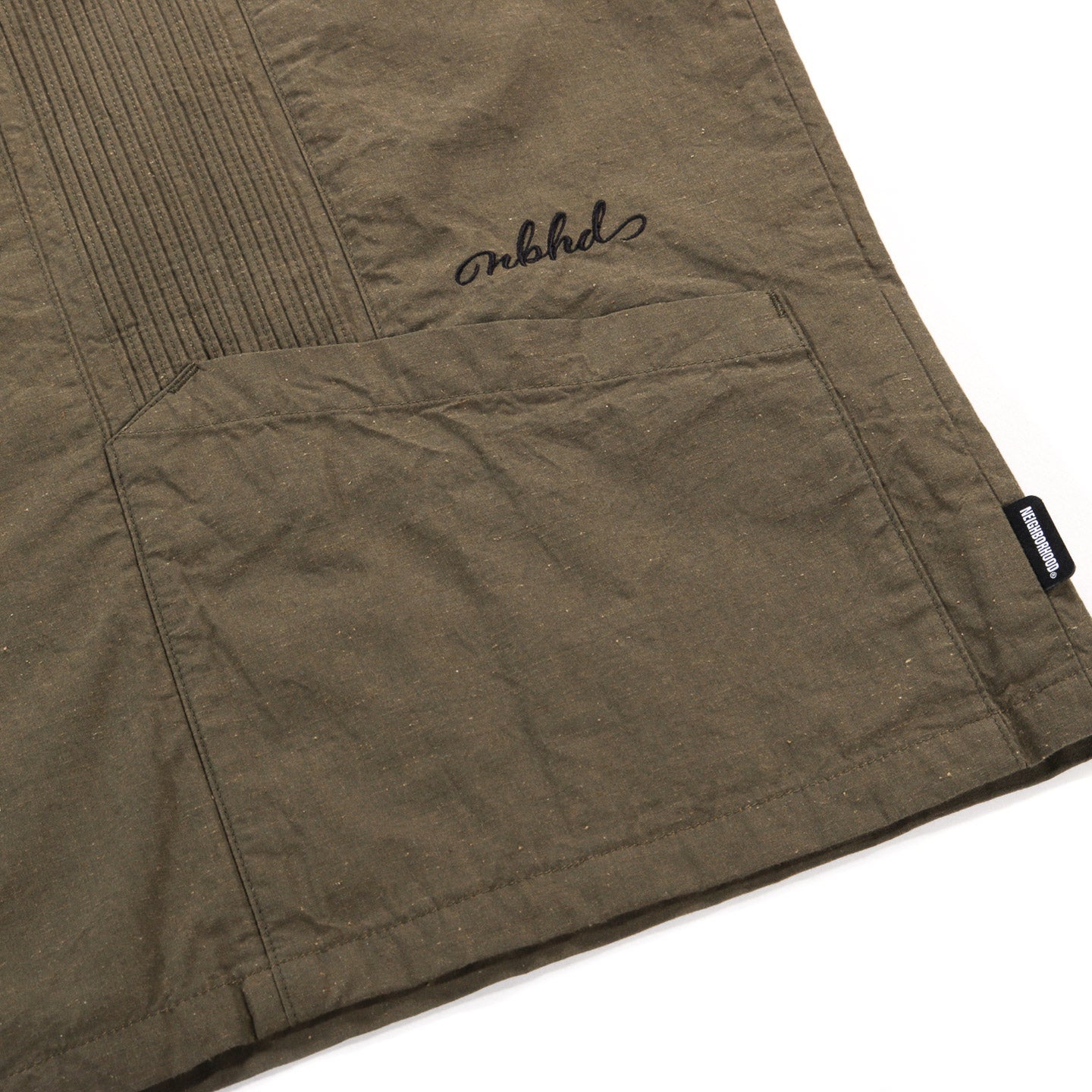 NEIGHBORHOOD GUAYABERA SHIRT OLIVE DRAB