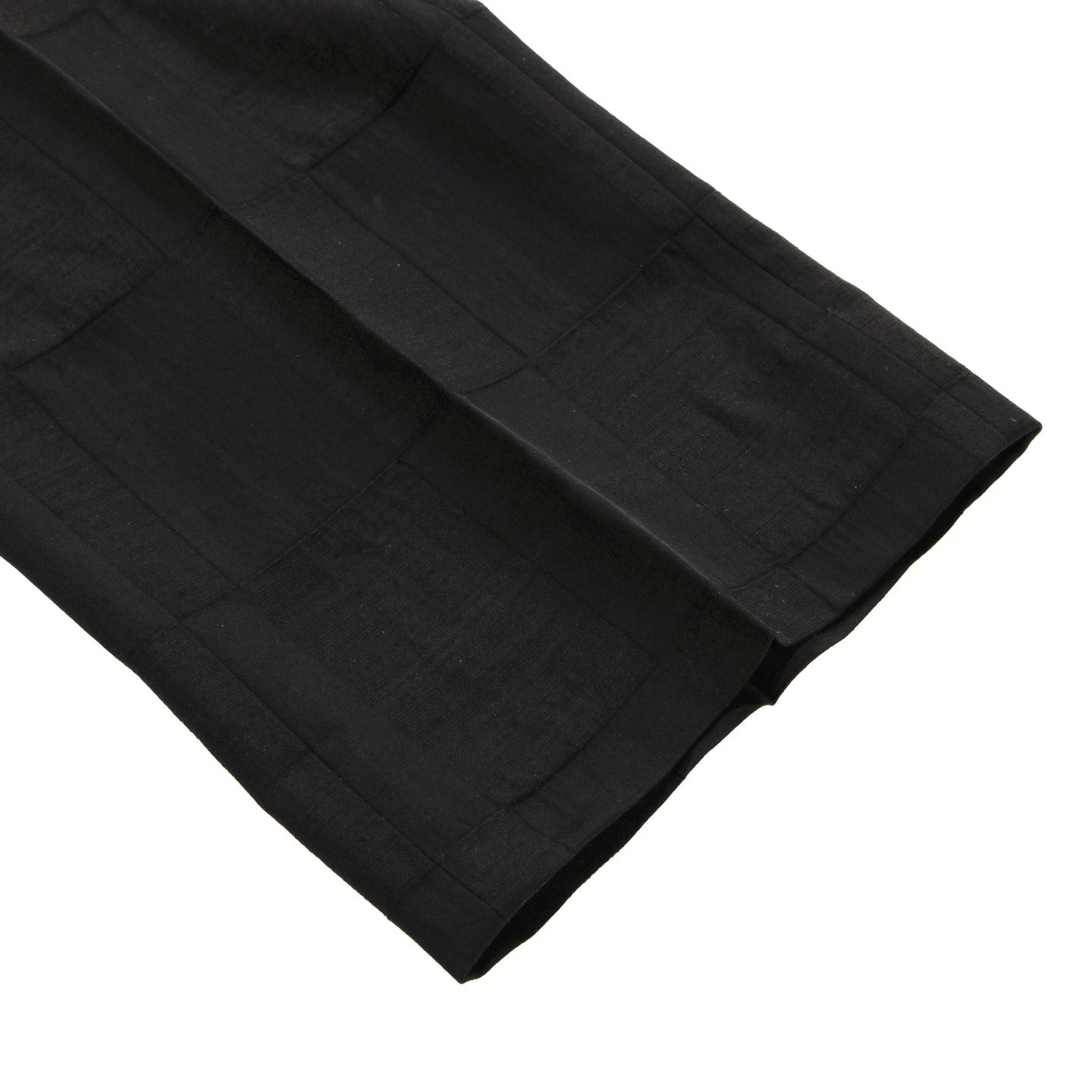 NEEDLES SIDE TAB TROUSER R/W BLOCK JACQUARD BLACK