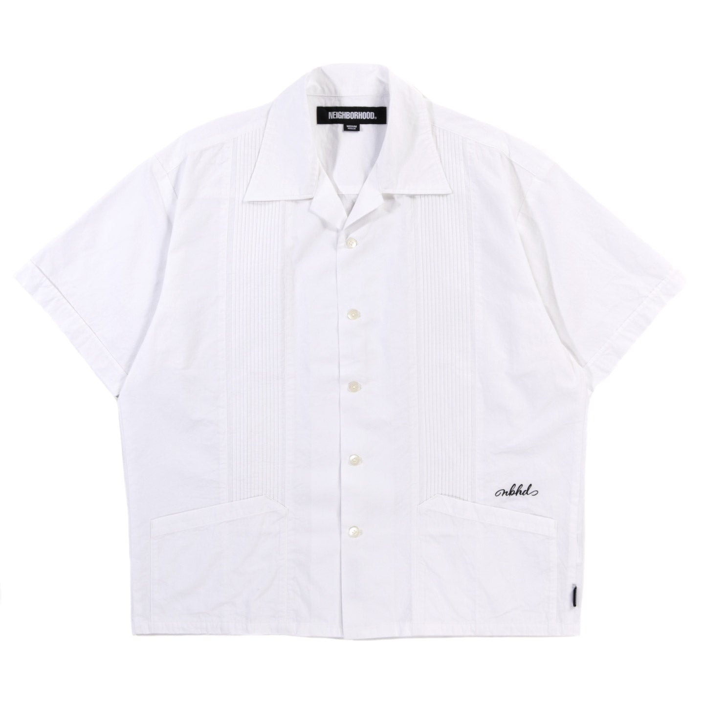 NEIGHBORHOOD GUAYABERA SHIRT WHITE