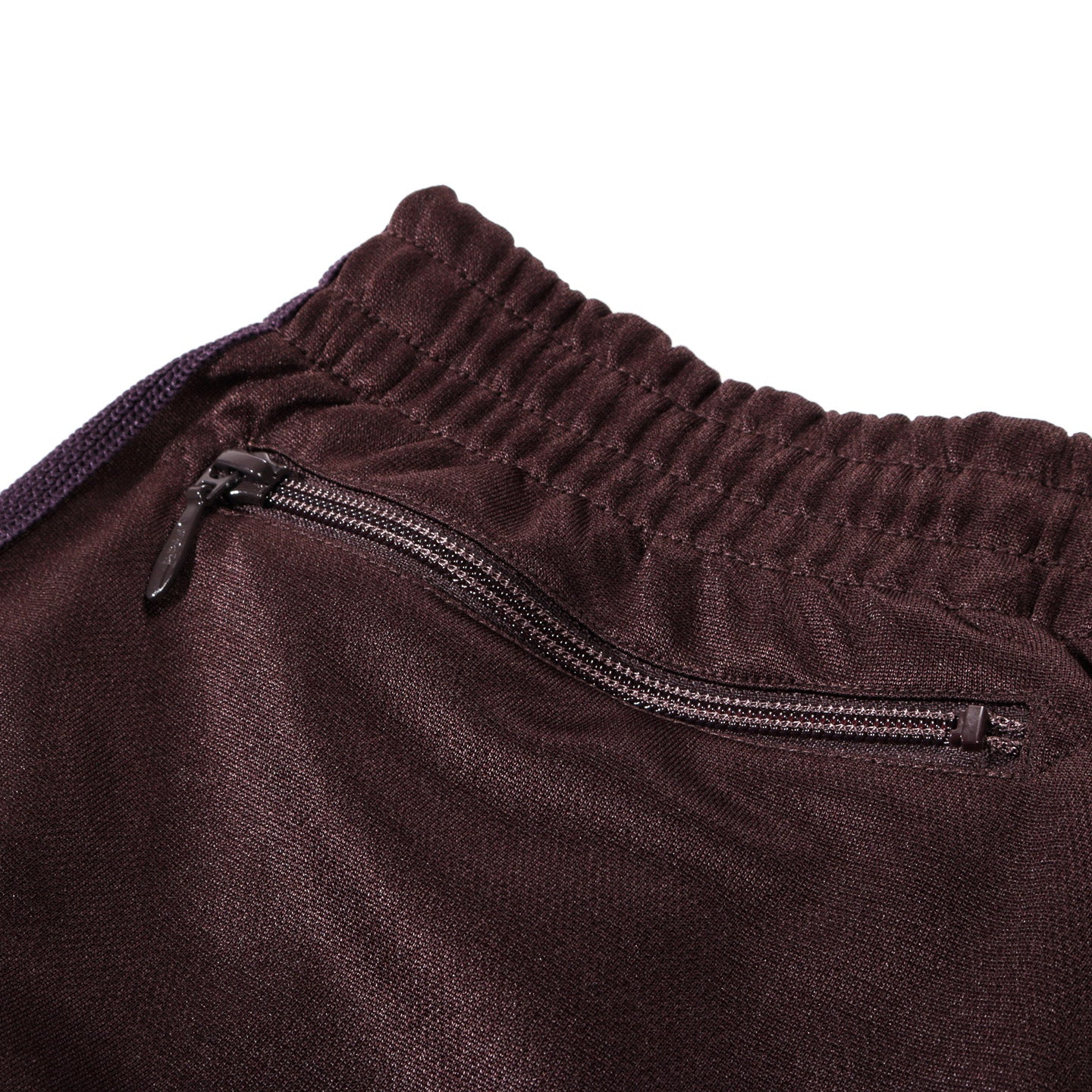 NEEDLES H.D. TRACK PANT POLY SMOOTH DARK BROWN