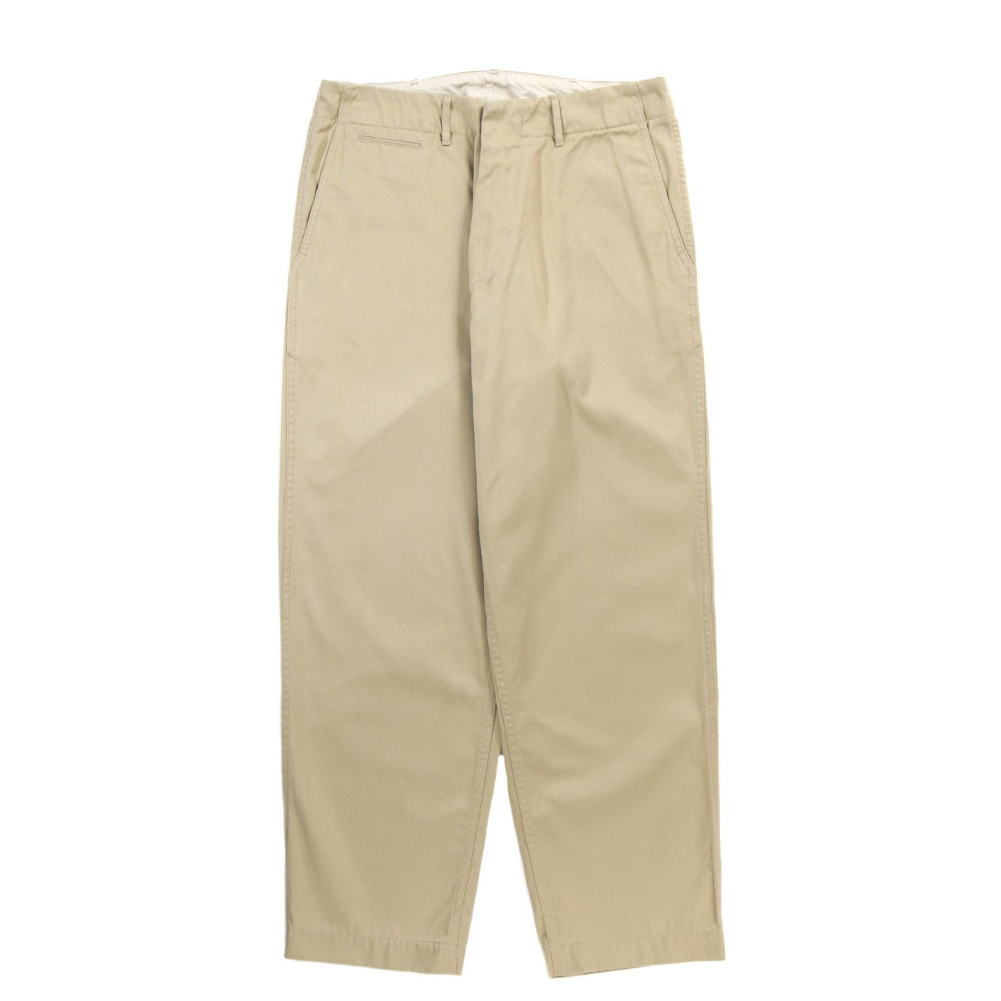 NANAMICA WIDE CHINO PANTS KHAKI