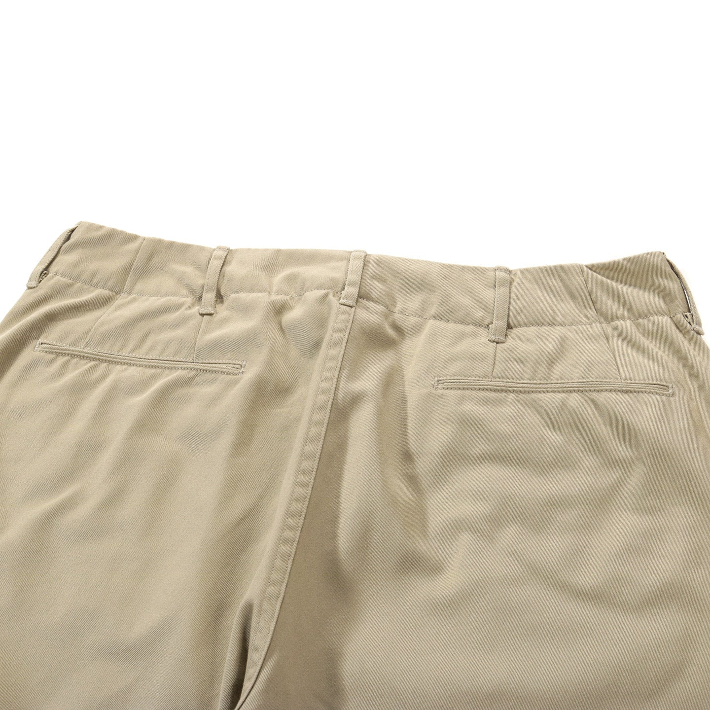 NANAMICA WIDE CHINO PANTS KHAKI