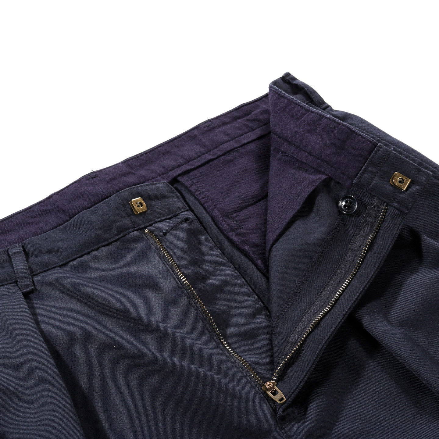 NANAMICA DOUBLE PLEAT CHINO SHORTS NAVY