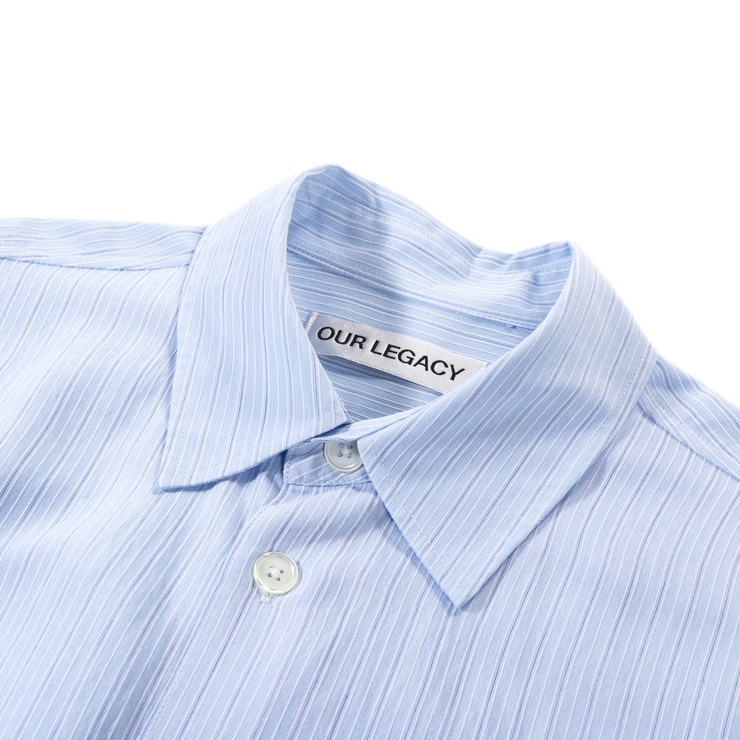 OUR LEGACY BEYOND SHIRT SUAVE STRIPE HOLIDAY VISCOSE