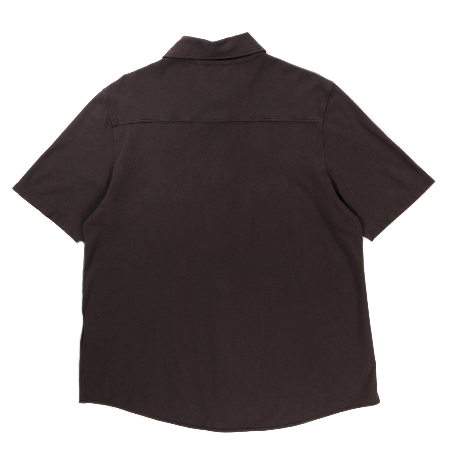 OUR LEGACY ANALOG SHIRT DEEP BROWN SUPER MALL PIQUE