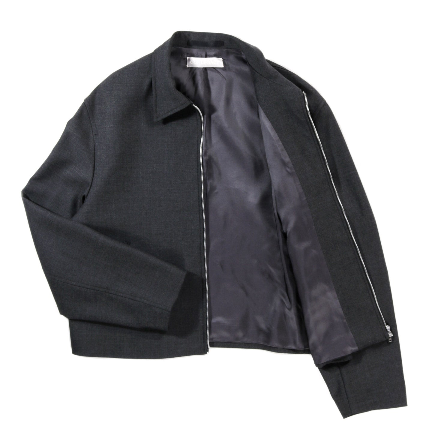 OUR LEGACY MINI JACKET PREMIUM CHARCOAL OFFICE WOOL