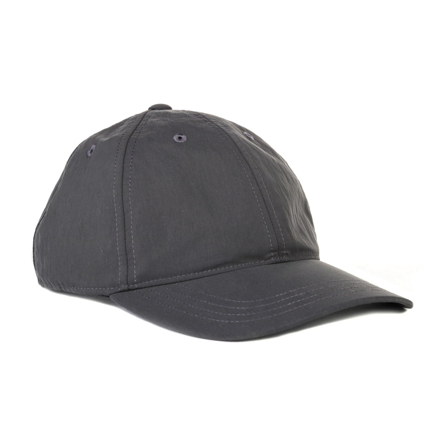 OUR LEGACY BALLCAP VAPOR CHARCOAL PEACHED NYLON