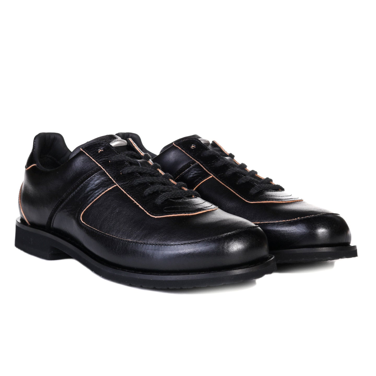 OUR LEGACY TEN PIN SHOE BLACK STRIKE LEATHER