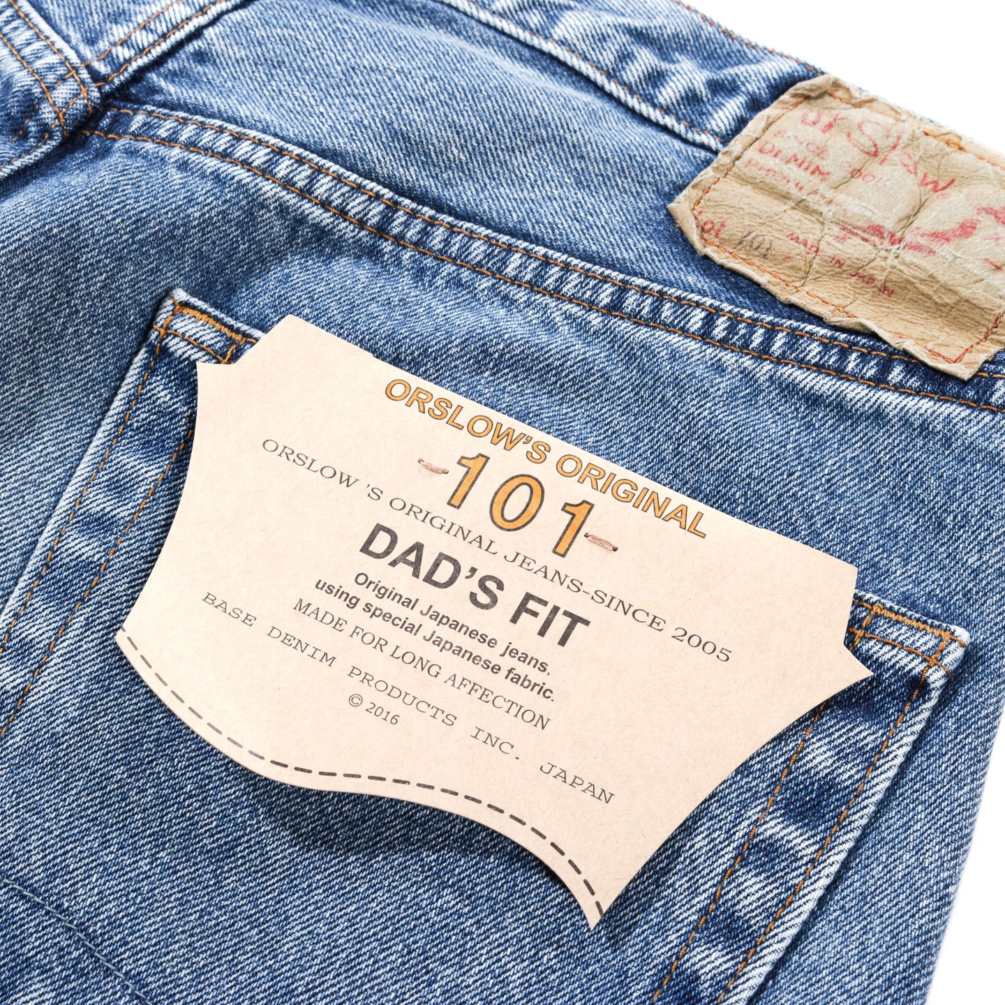 ORSLOW 101 DAD'S FIT DENIM PANTS USED