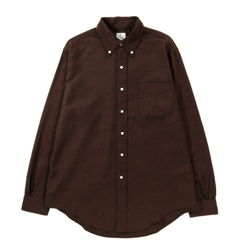 ORSLOW STANDARD BUTTON DOWN SHIRT BURGUNDY