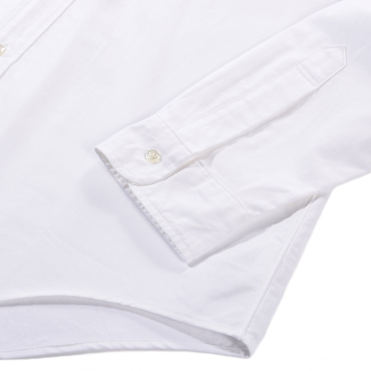 ORSLOW OXFORD STANDARD BUTTON DOWN SHIRT WHITE