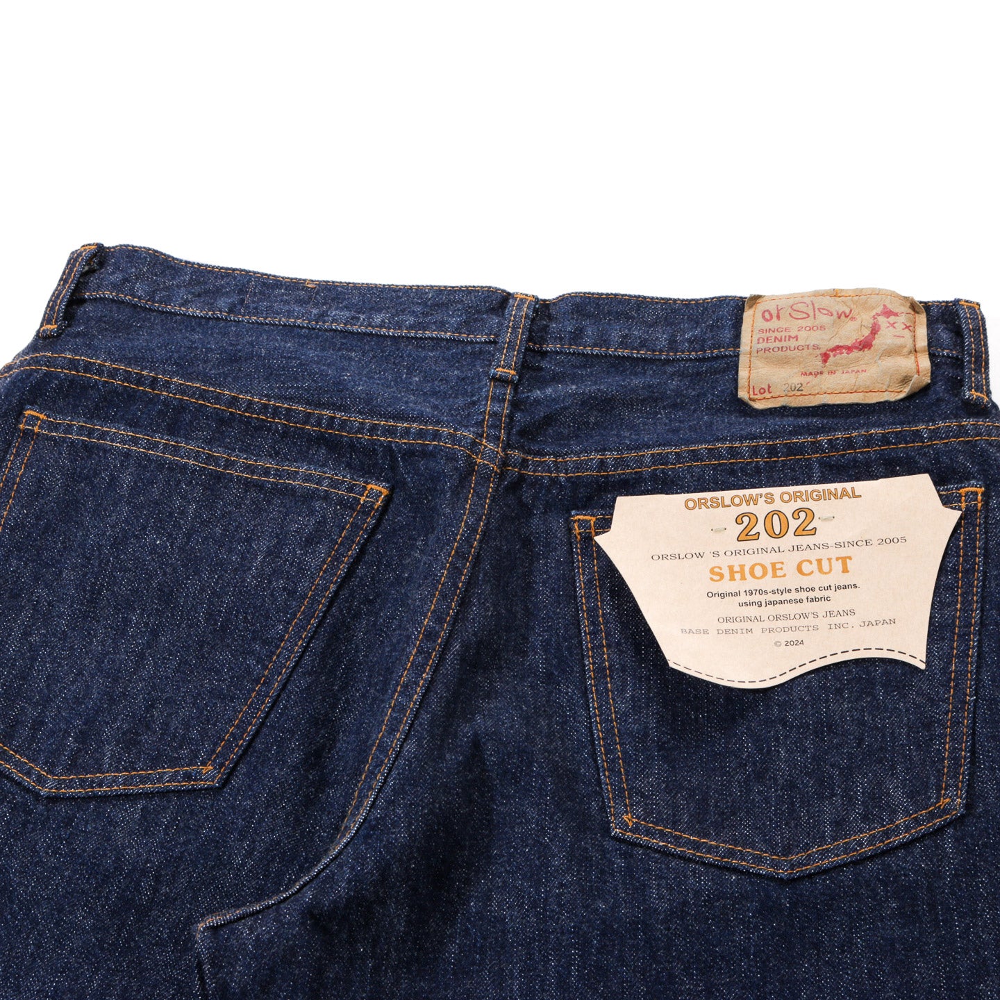 ORSLOW 202 SHOE CUT JEANS ONE WASH