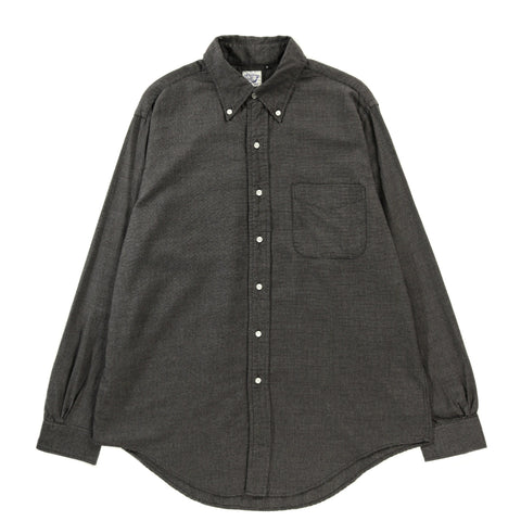 ORSLOW STANDARD BUTTON DOWN SHIRT CHARCOAL GRAY