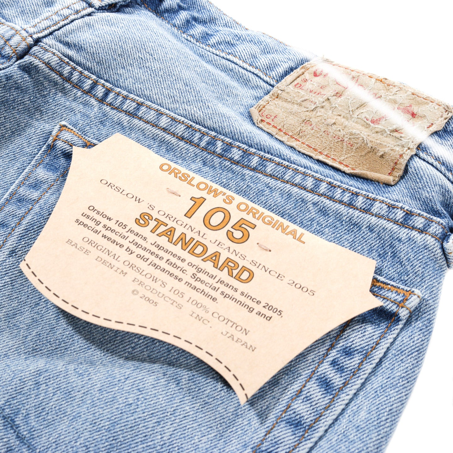 ORSLOW 105 STANDARD FIT 90'S DENIM SKY BLUE