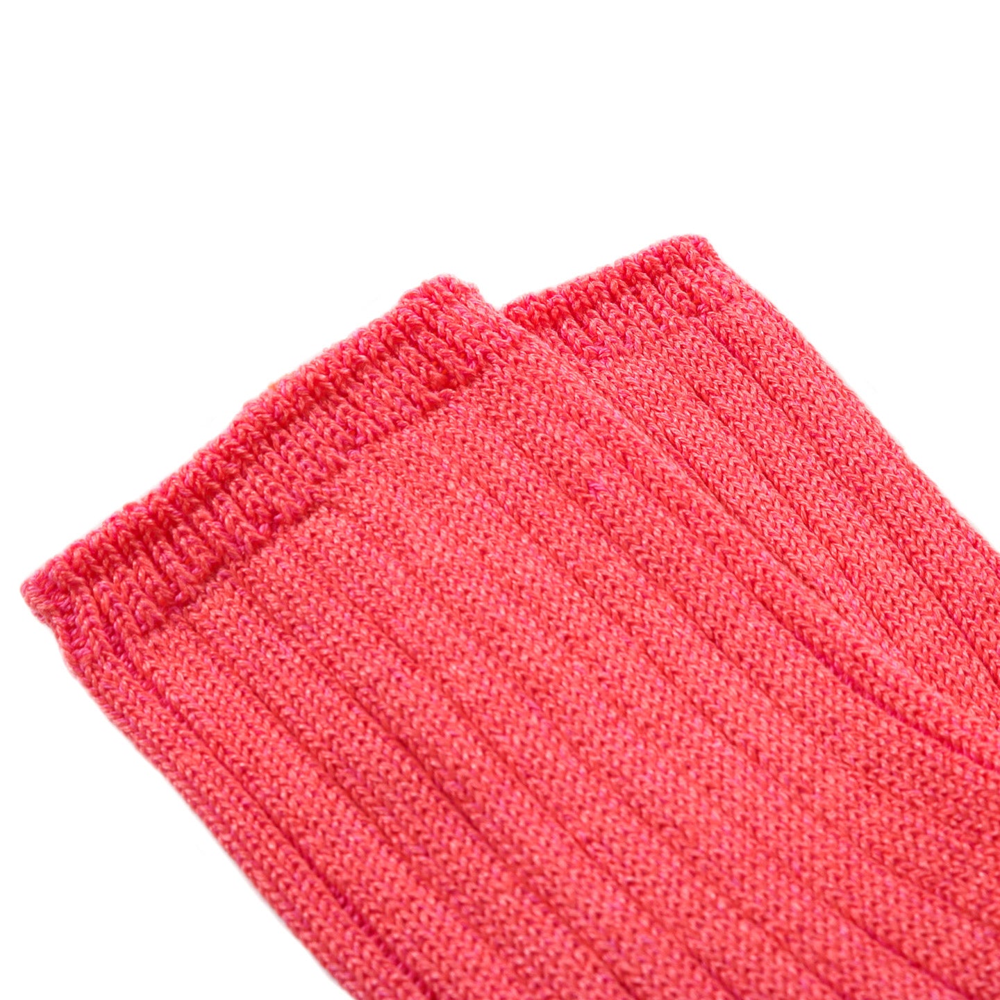 ROTOTO LINEN COTTON RIBBED ANKLE SOCKS PINK