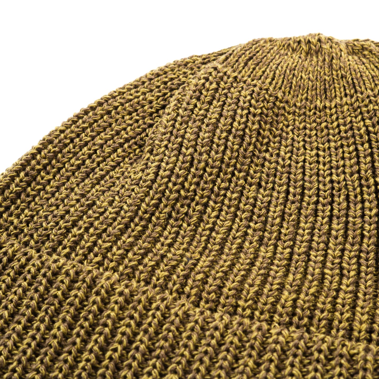 ROTOTO RECYCLED COTTON MARL BEANIE MOSS GREEN