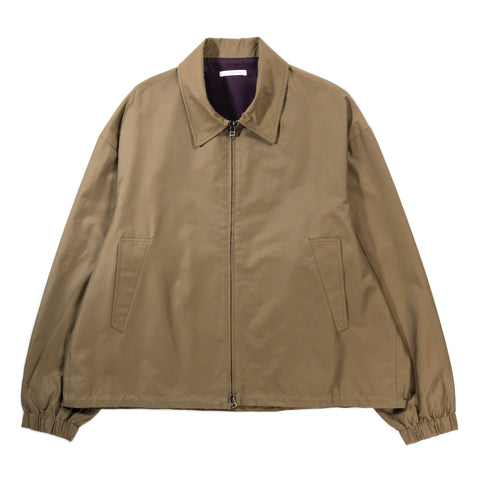 S.K. MANOR HILL FIELD JACKET TAUPE COTTON / NYLON WR