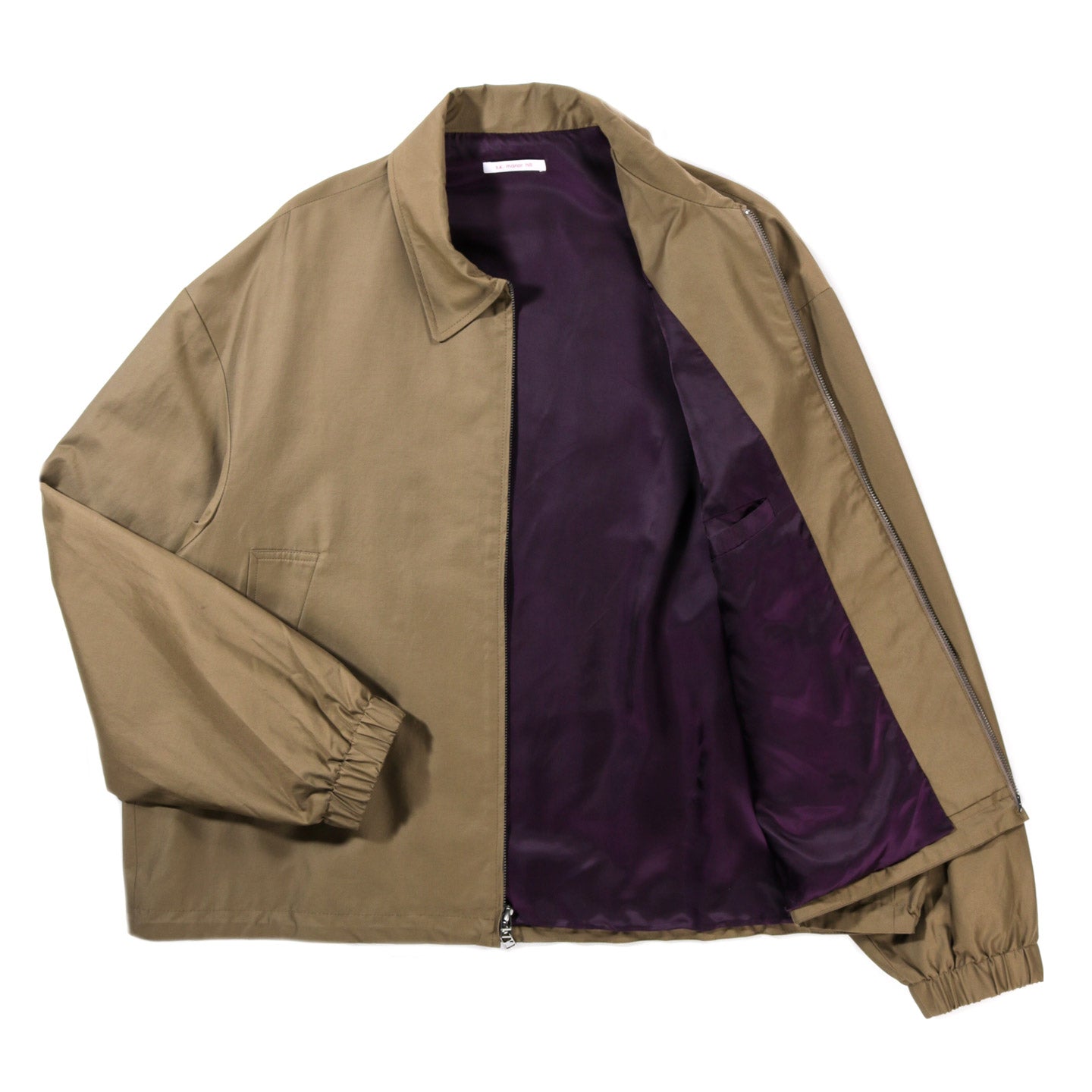 S.K. MANOR HILL FIELD JACKET TAUPE COTTON / NYLON WR