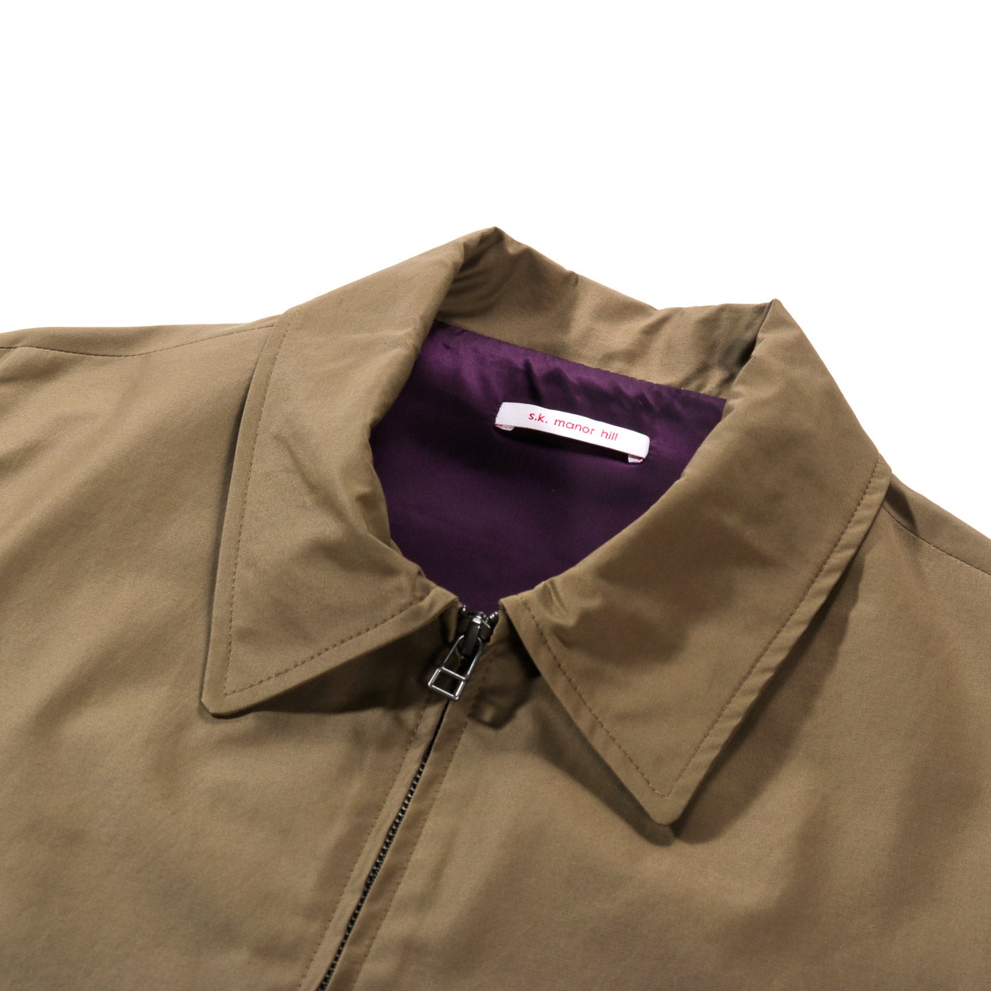 S.K. MANOR HILL FIELD JACKET TAUPE COTTON / NYLON WR