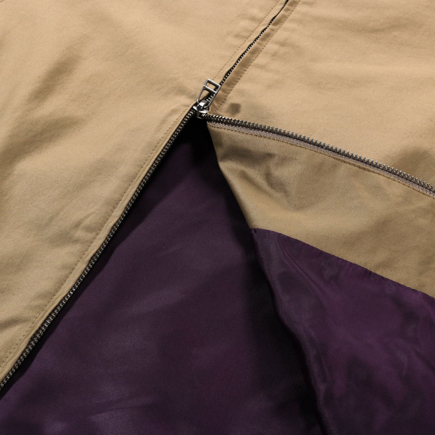 S.K. MANOR HILL FIELD JACKET TAUPE COTTON / NYLON WR