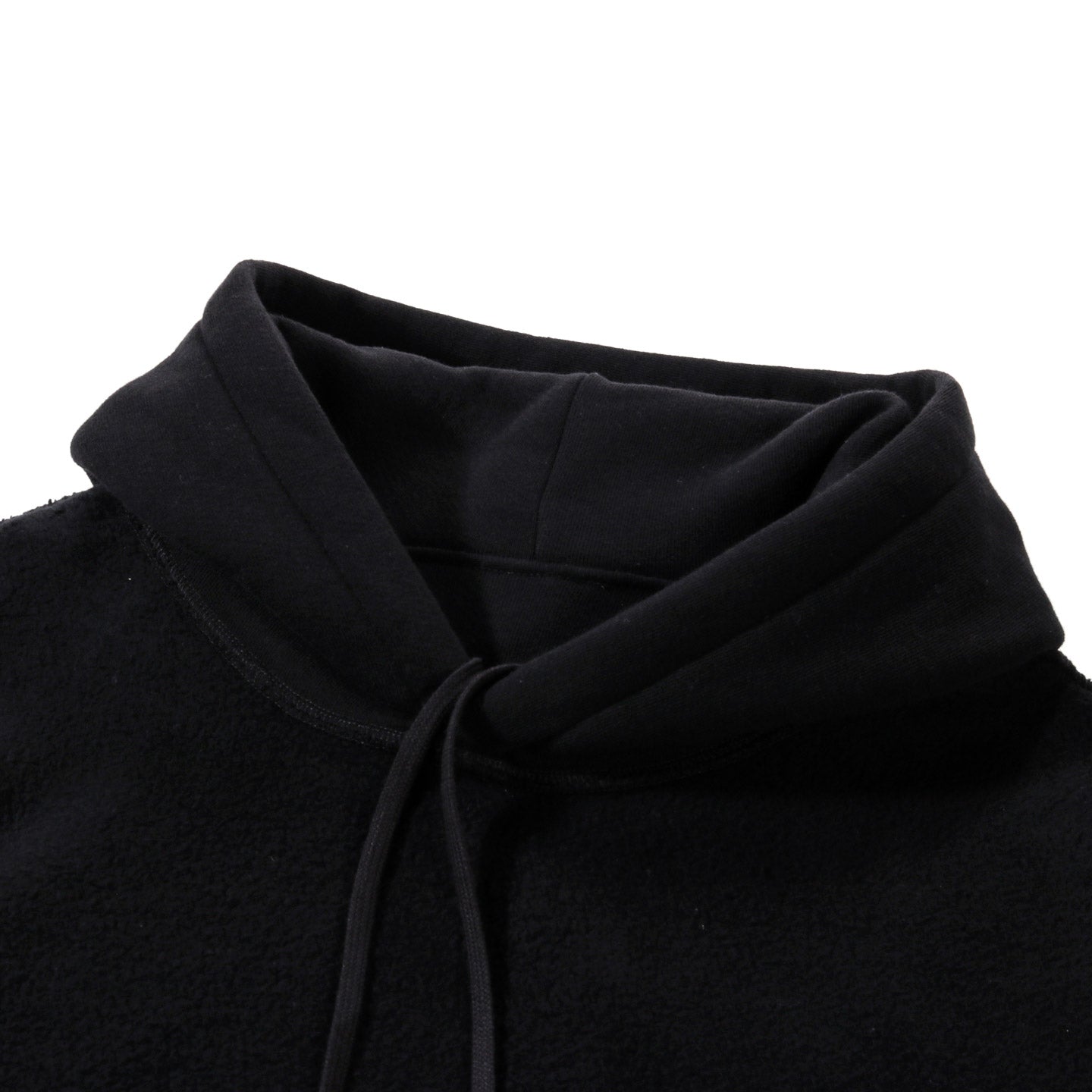 S.K. MANOR HILL REVERSIBLE EVERT HOODIE BLACK COTTON FLEECE