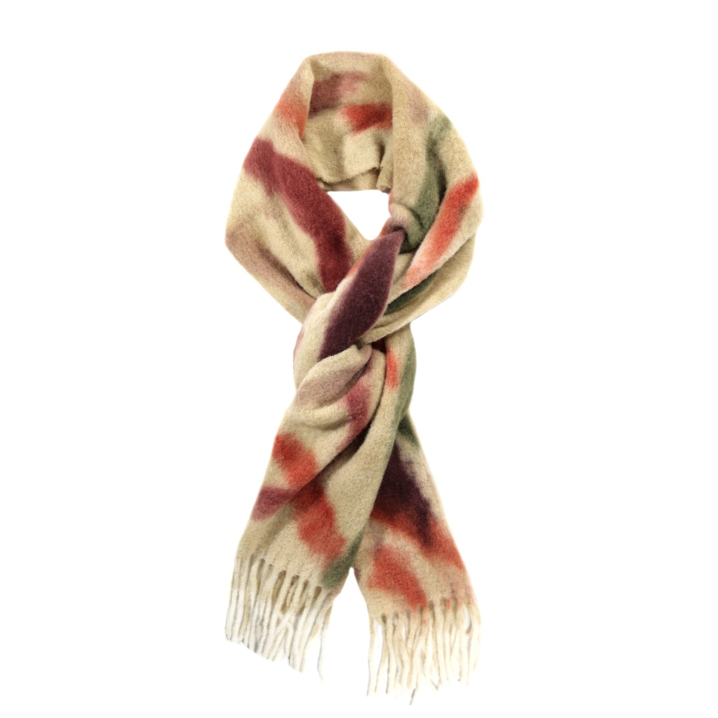 S.K. MANOR HILL BRUSH STROKE BABY ALPACA SCARF