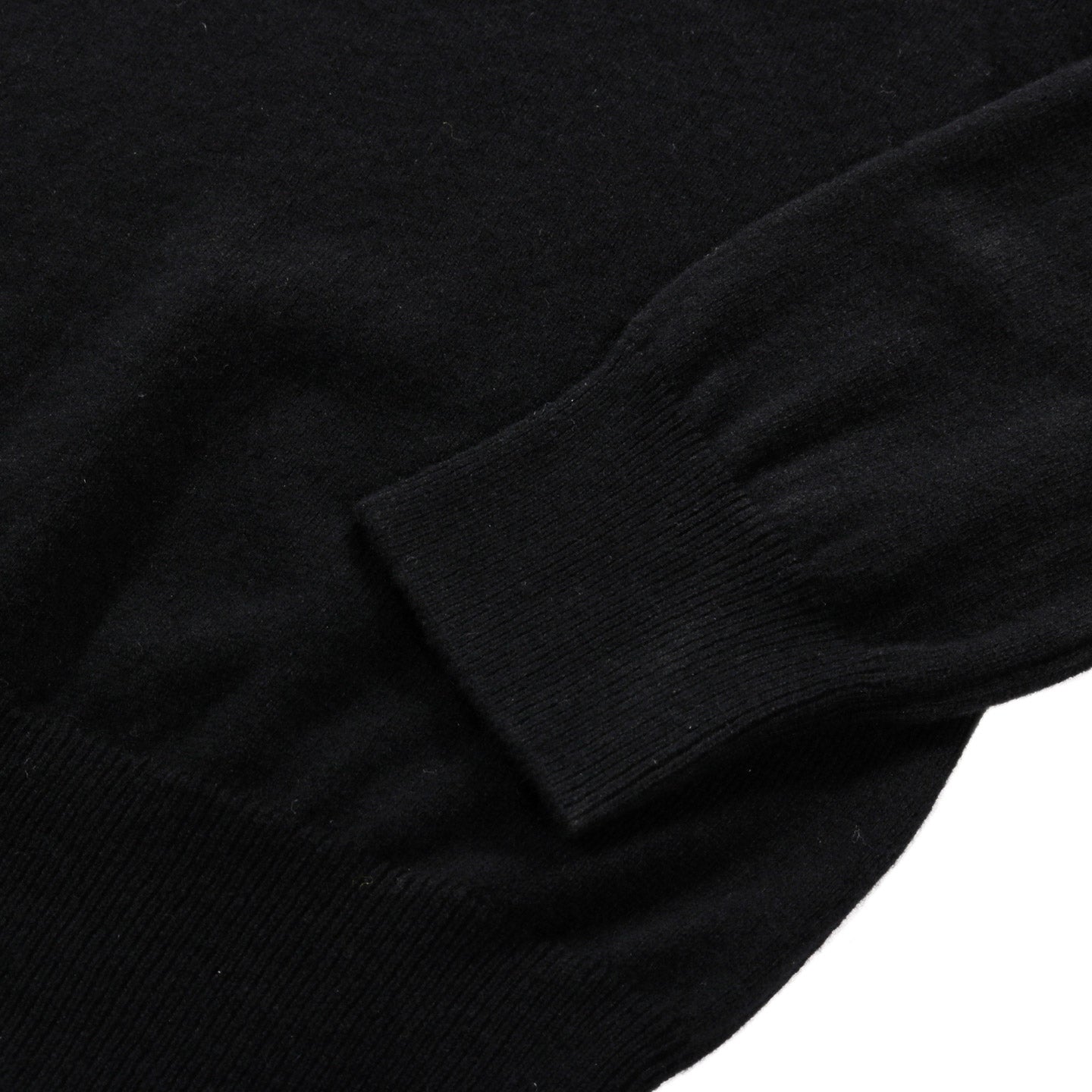 COMME DES GARCONS SHIRT N010 BIG WOOL POLO SWEATER BLACK