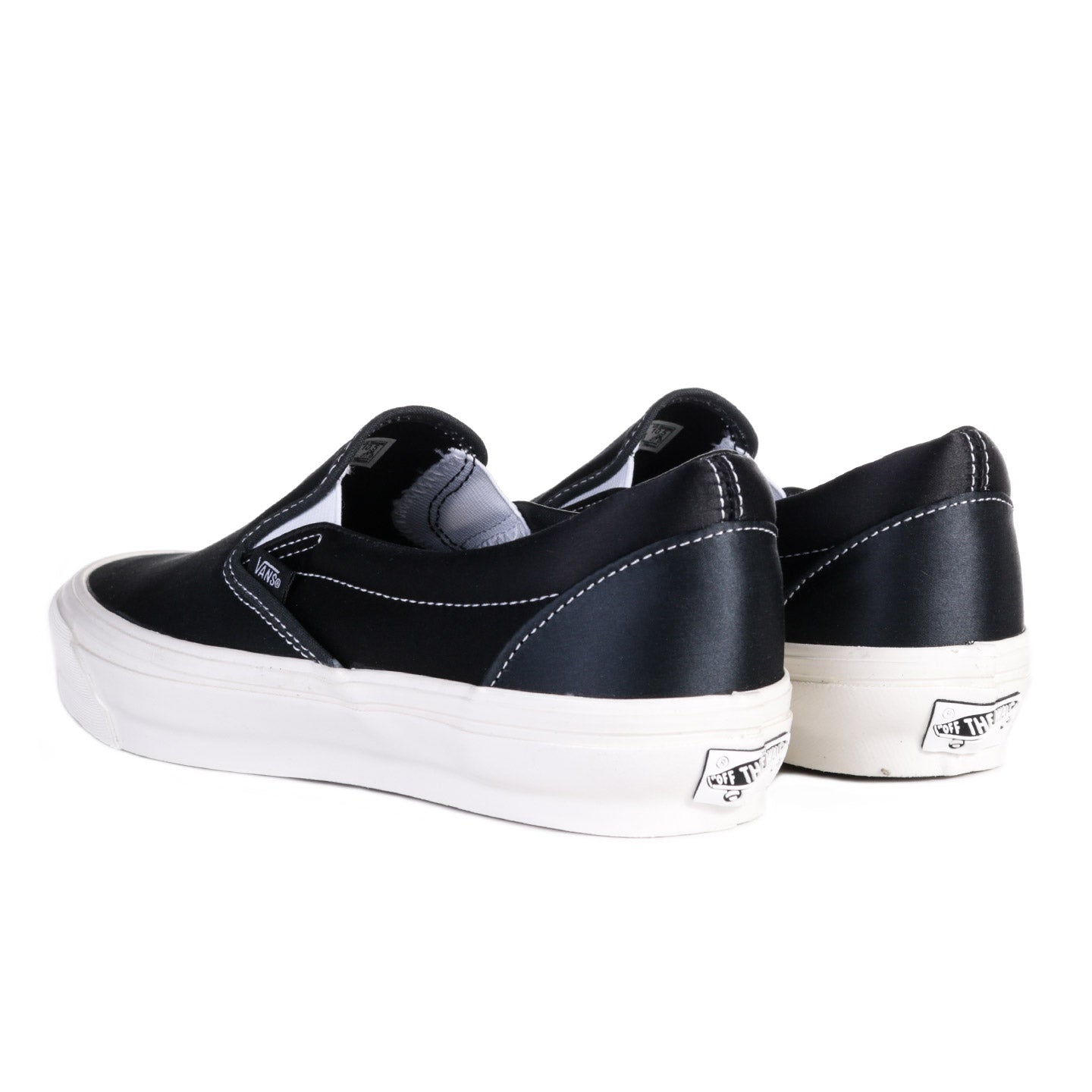 VANS PREMIUM CLASSICS SLIP-ON REISSUE 98 LX BLACK SATIN