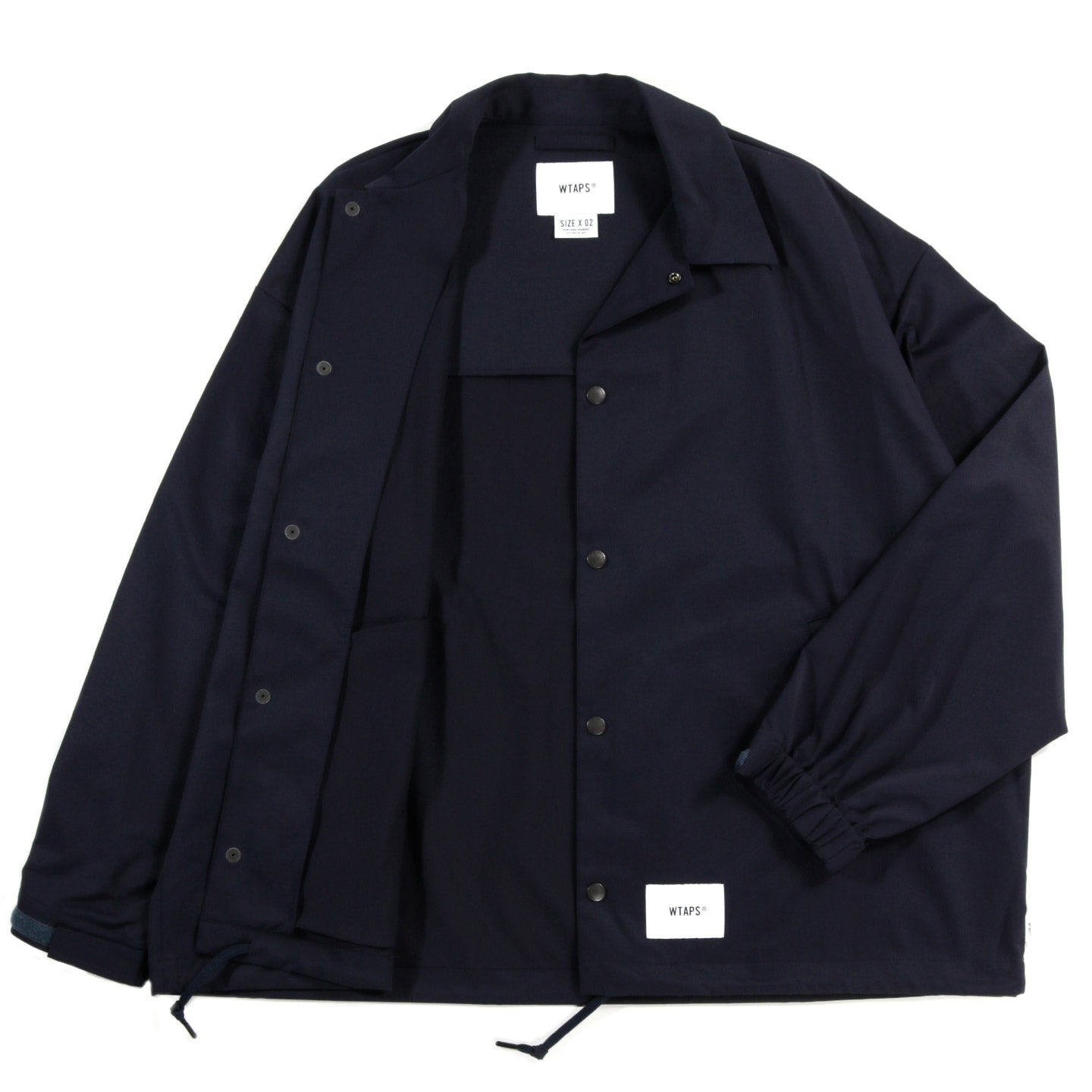 WTAPS CHIEF JACKET POLY TWILL NAVY