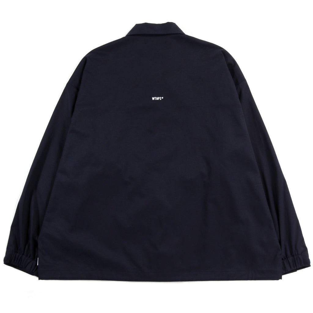 WTAPS CHIEF JACKET POLY TWILL NAVY | TODAY CLOTHING