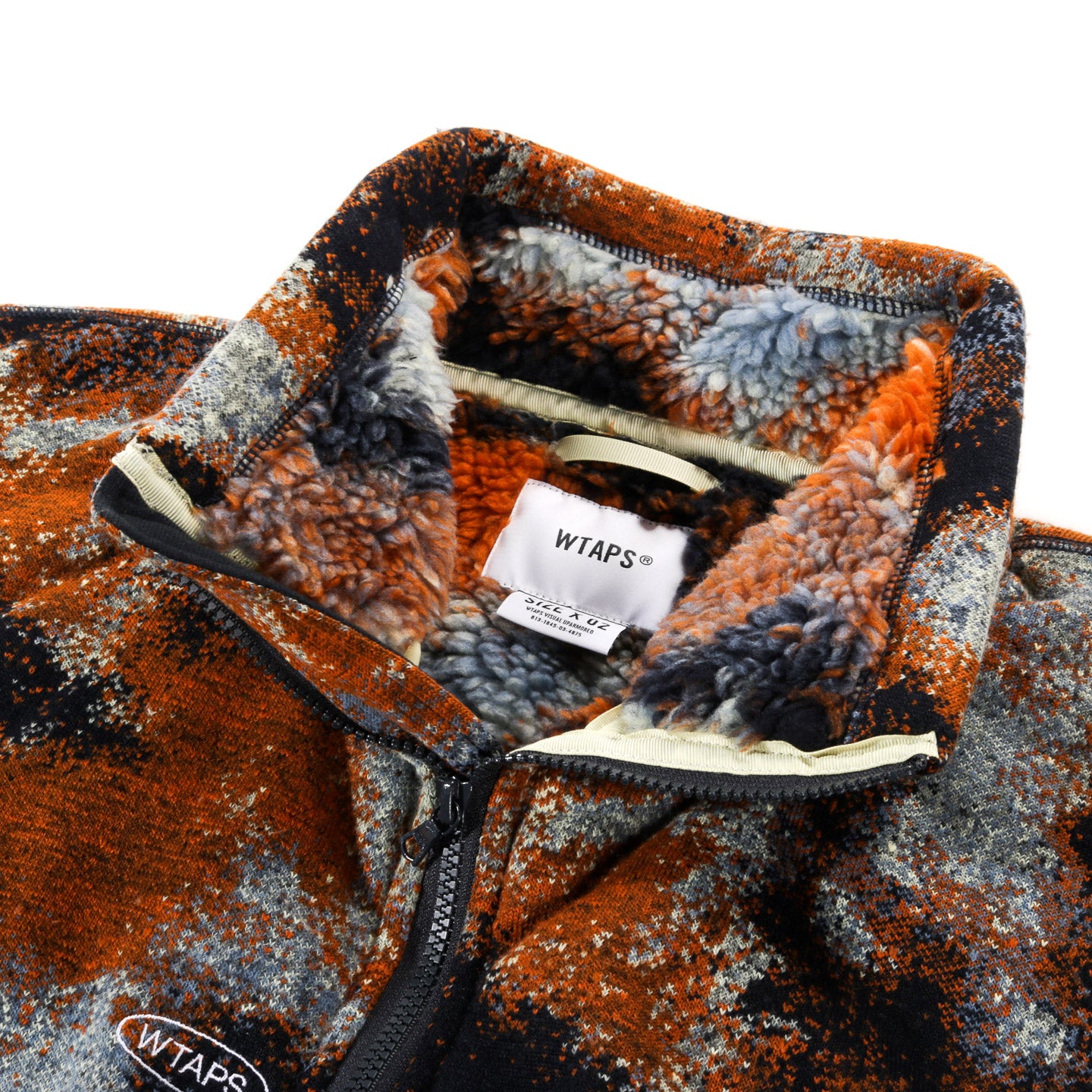 WTAPS BOA FLEECE JACKET ORANGE