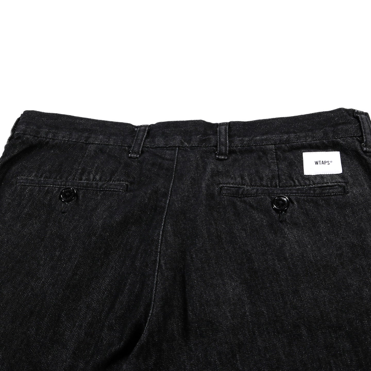 WTAPS DENIM TROUSERS BLACK | TODAY CLOTHING