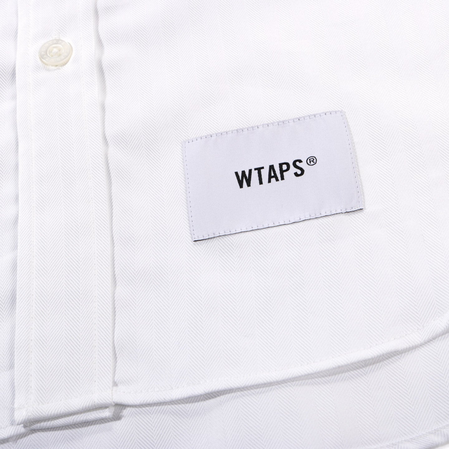 WTAPS REPO 02 SS SHIRT COOLMAX HERRINGBONE WHITE | TODAY CLOTHING