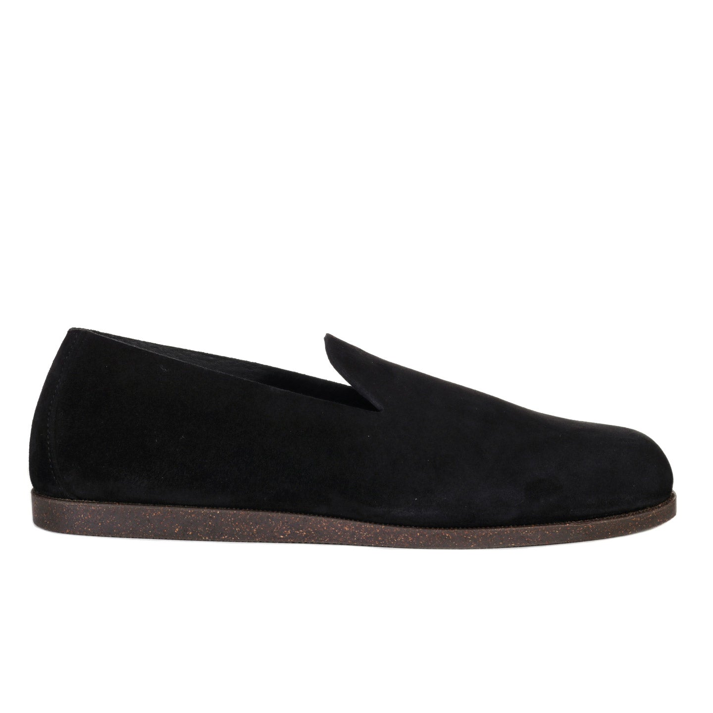 YUKETEN SUEDE SLIP-ON TOSCA NERO