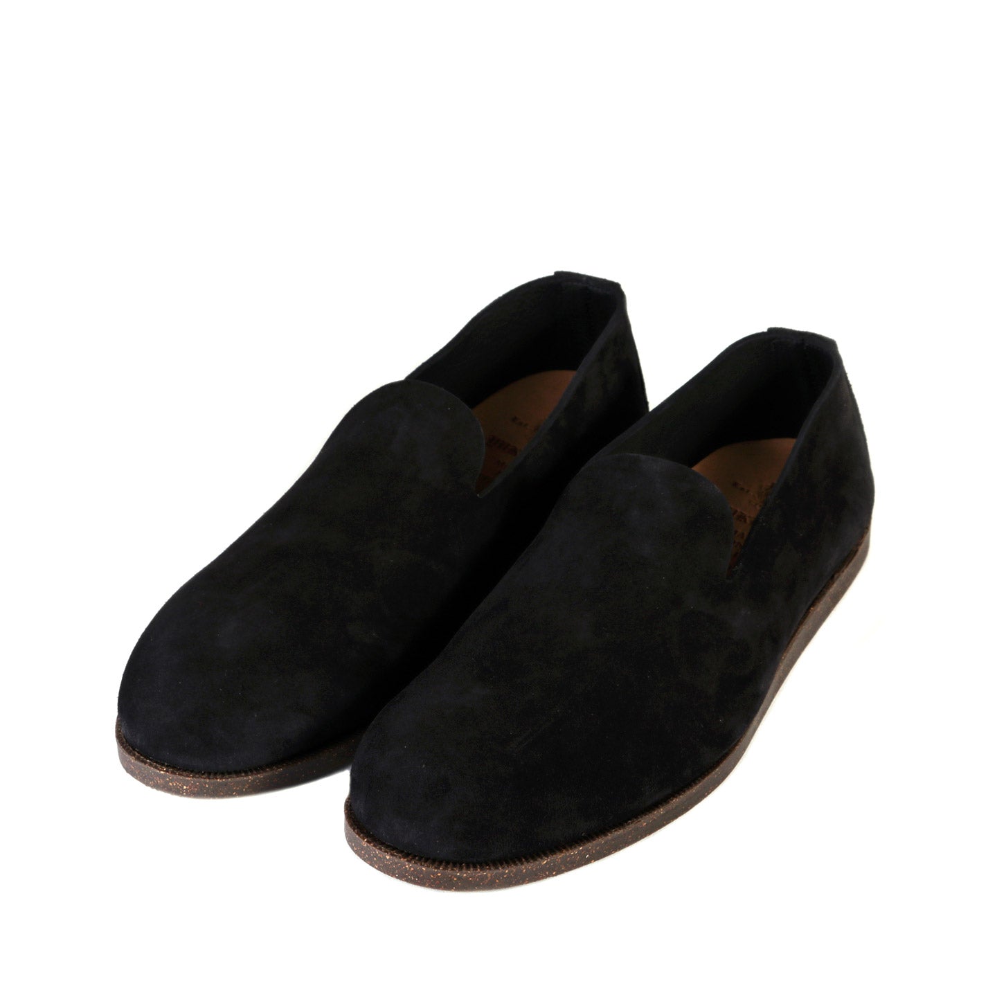 YUKETEN SUEDE SLIP-ON TOSCA NERO