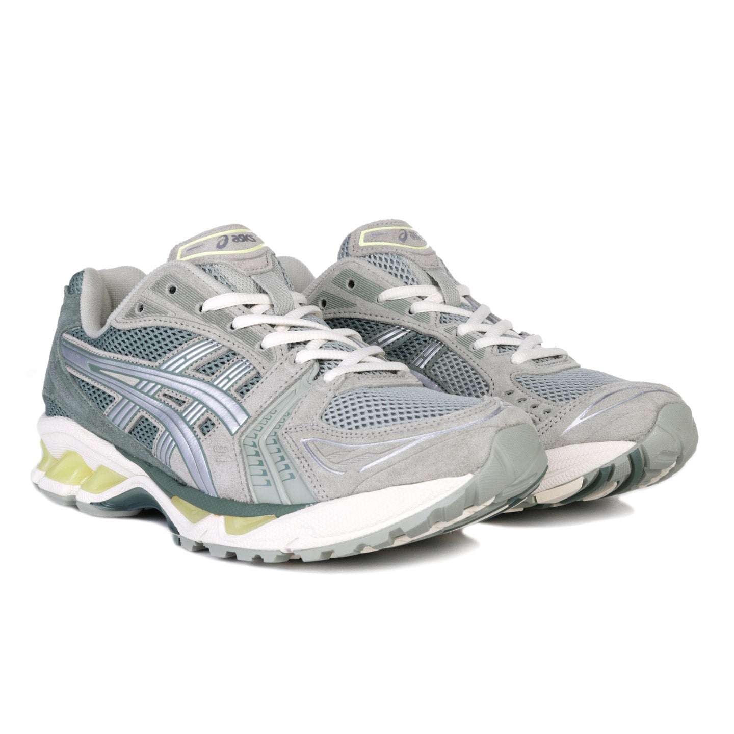 ASICS GEL-KAYANO 14 OLIVE GREY / PURE SILVER