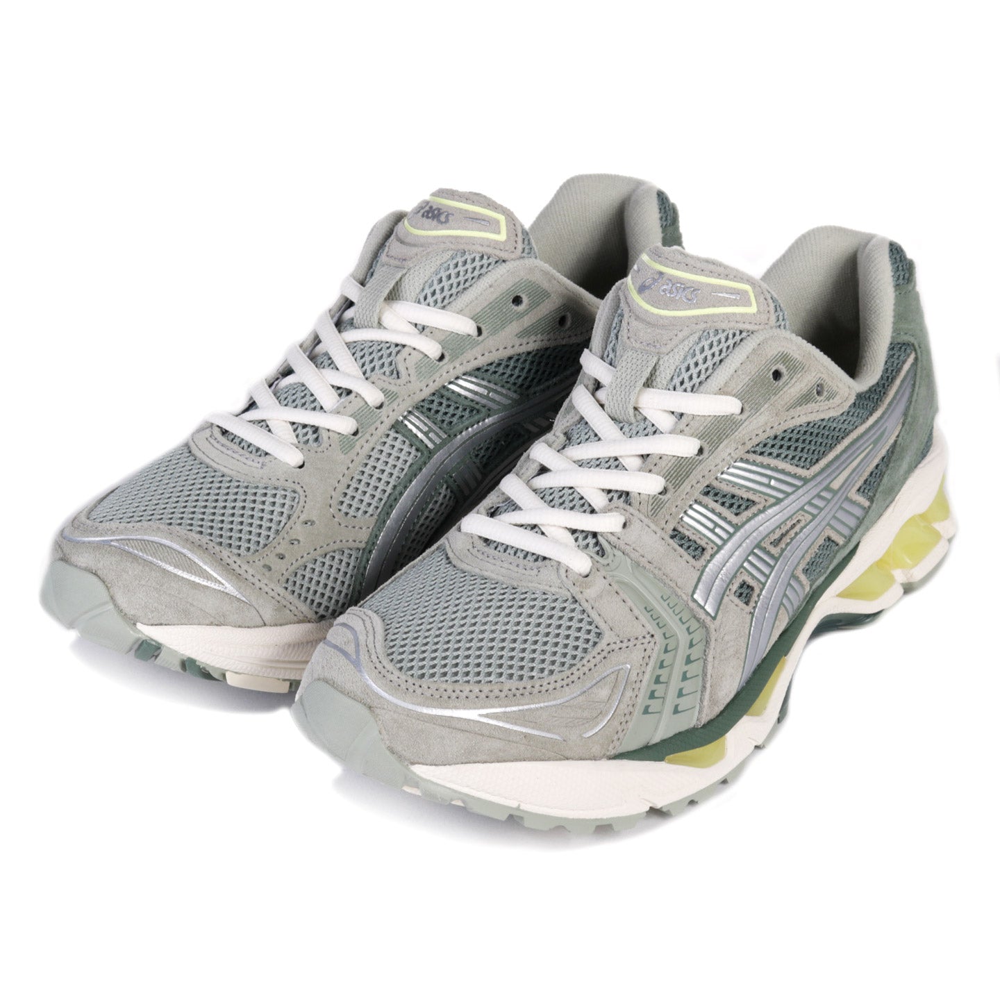 ASICS GEL-KAYANO 14 OLIVE GREY / PURE SILVER