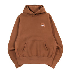 LQQK STUDIO SIGNATURE SNAP HOODIE BISON BROWN