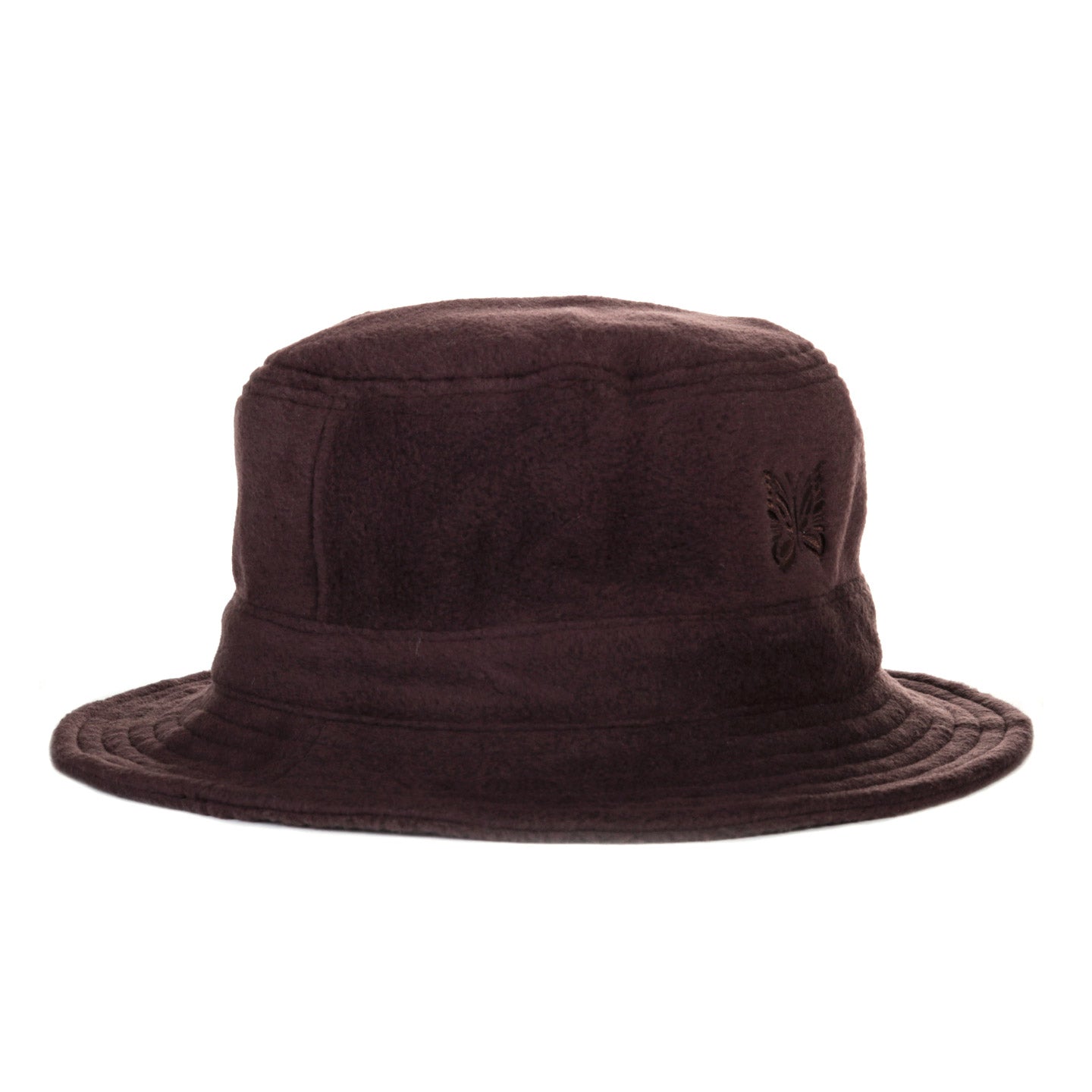 NEEDLES BUCKET HAT POLY FLEECE BROWN