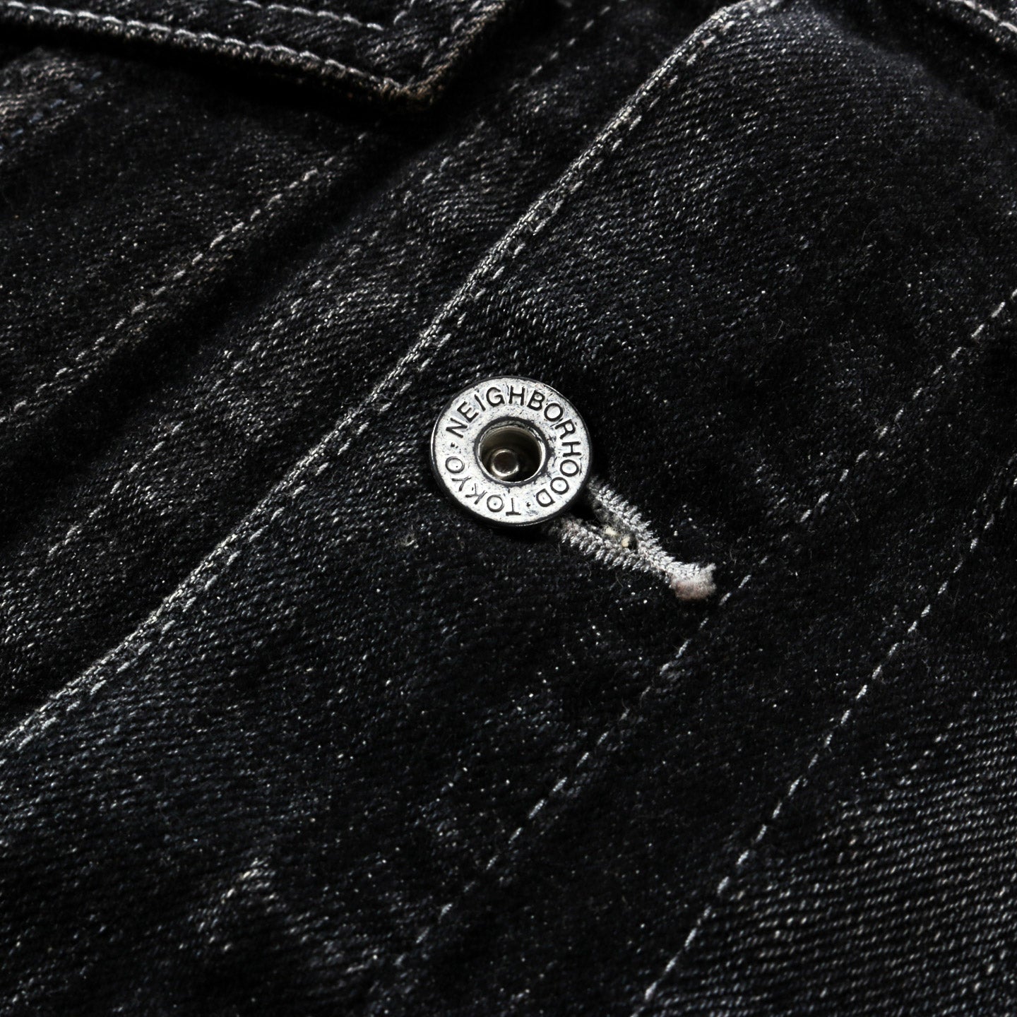 NEIGHBORHOOD DENIM TYPE-4 JACKET WASHED BLACK