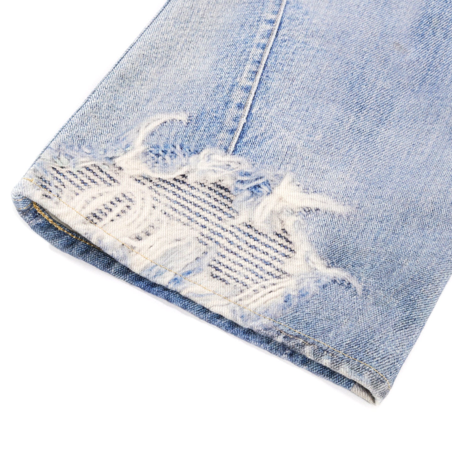 OUR LEGACY THIRD CUT DIGITAL DENIM PRINT